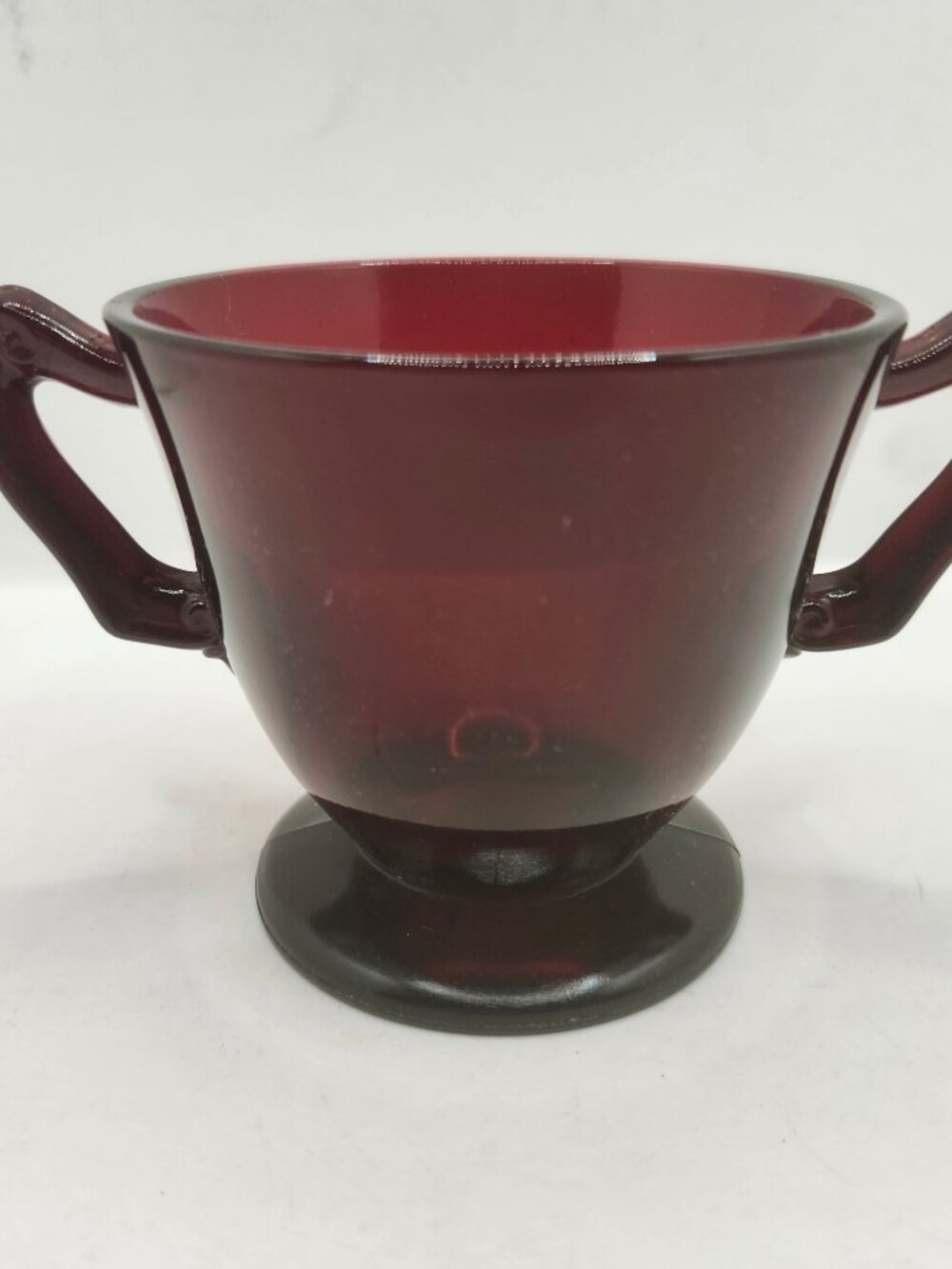 Vintage Anchor Hocking Royal Red Sugar Dish